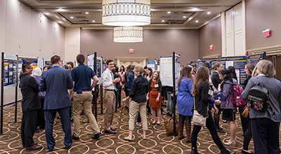 U-M School of Nursing students presenting research posters