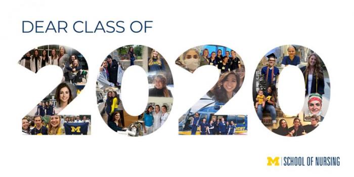 Class of 2020 graphic collage