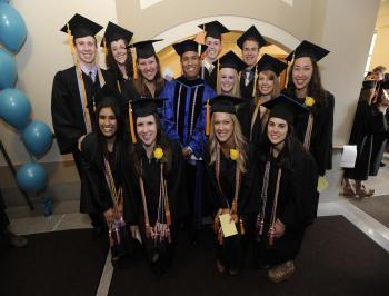 Dr. Casida and one of his first classes of graduating Honors students